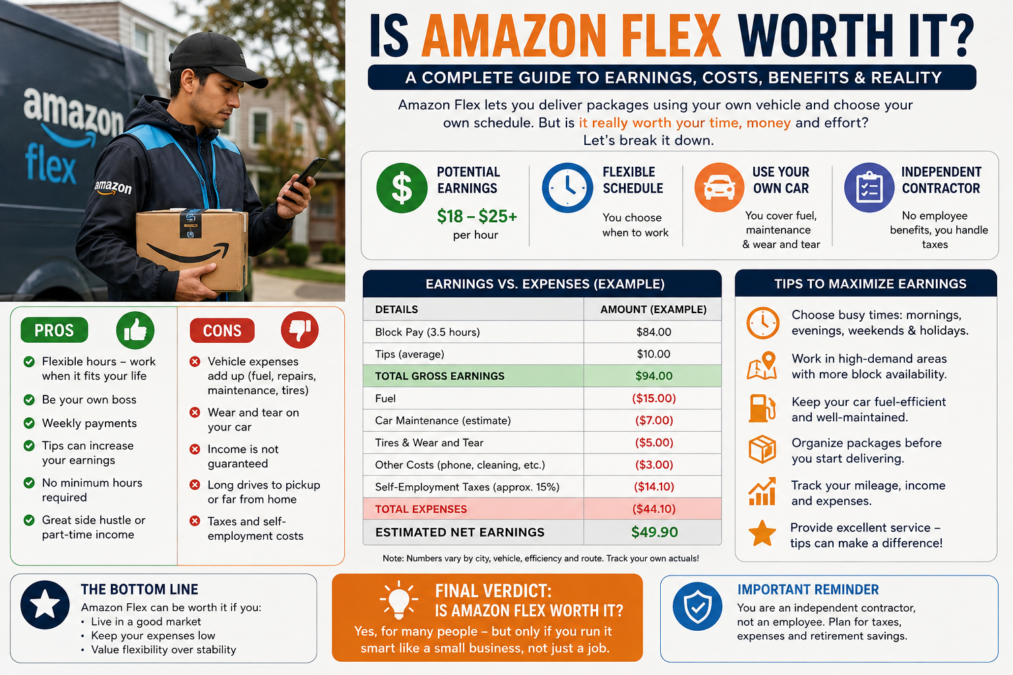 is amazon flex worth it