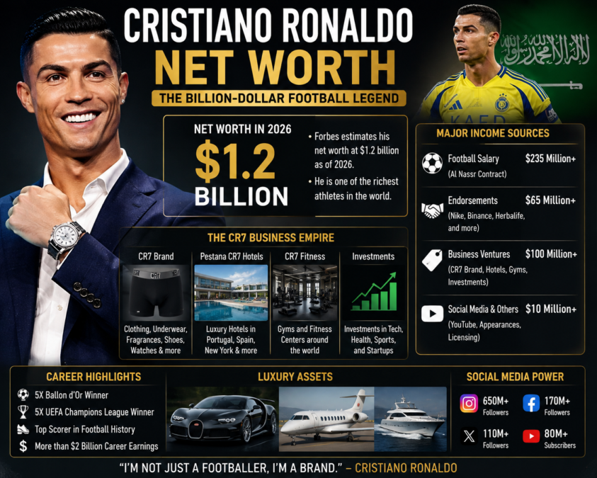 cristiano ronaldo net worth