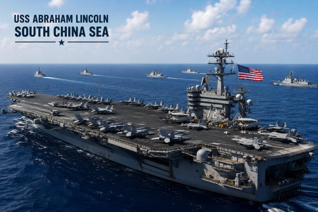 USS Abraham Lincoln South China Sea