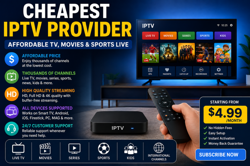 cheapest iptv provider