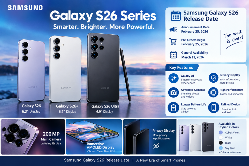 Samsung Galaxy S26 Release Date