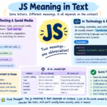 JS Meaning in Text