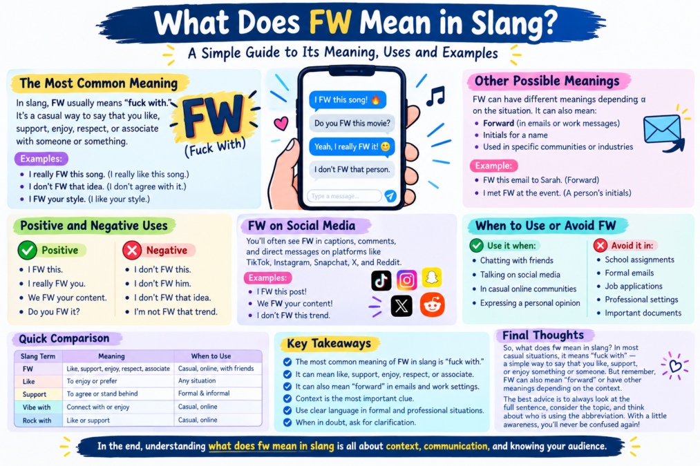 What Does FW Mean in Slang