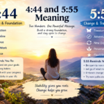 4:44 and 5:55 meaning