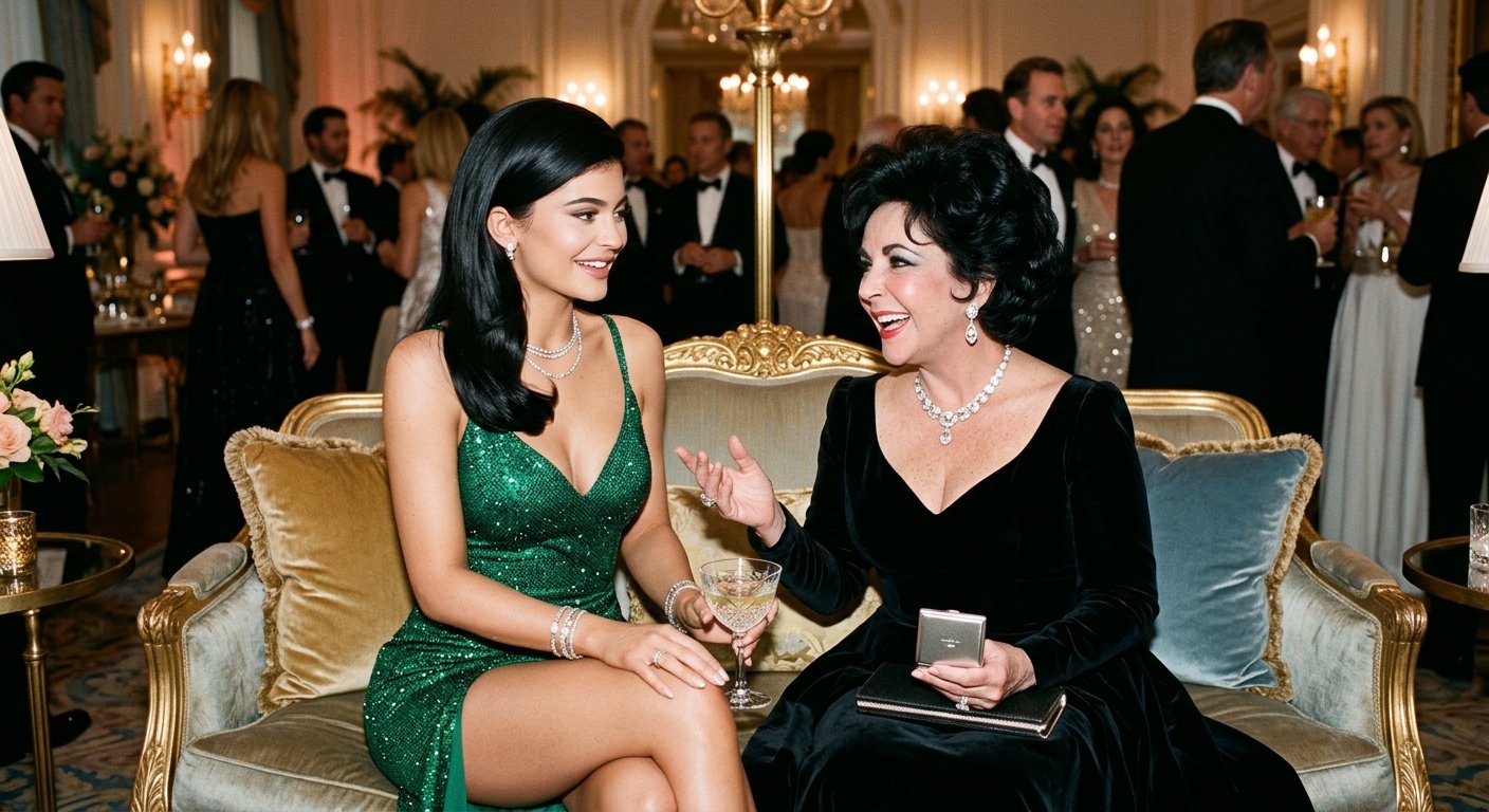 kylie jenner and elizabeth taylor